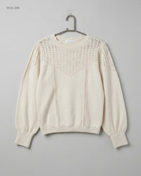 Promod (WJS-388) Pointelle Knit Sweater