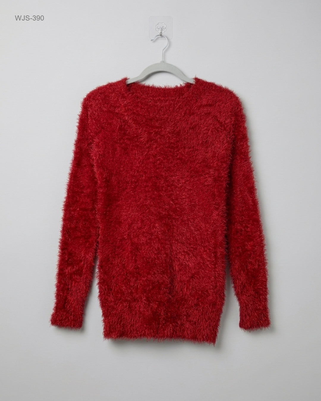 CUT LABEL Red Eyelash Knit Sweater buy preloved clothing online Pakistan