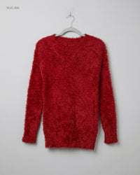 CUT LABEL (WJS-390) Eyelash Knit Sweater