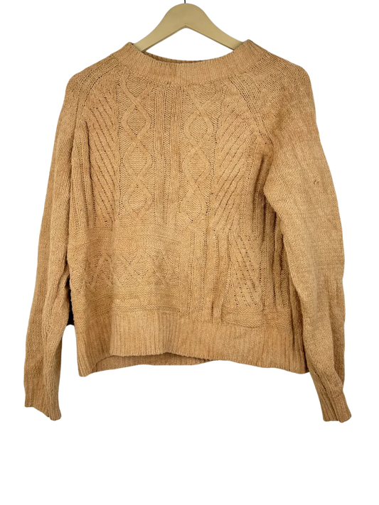Secondhand Branded Winter Knitted Tops by Primark, Rust Polyester fabric, Premium Plus condition, for Women - Online Thrift Shop Lahore Pakistan