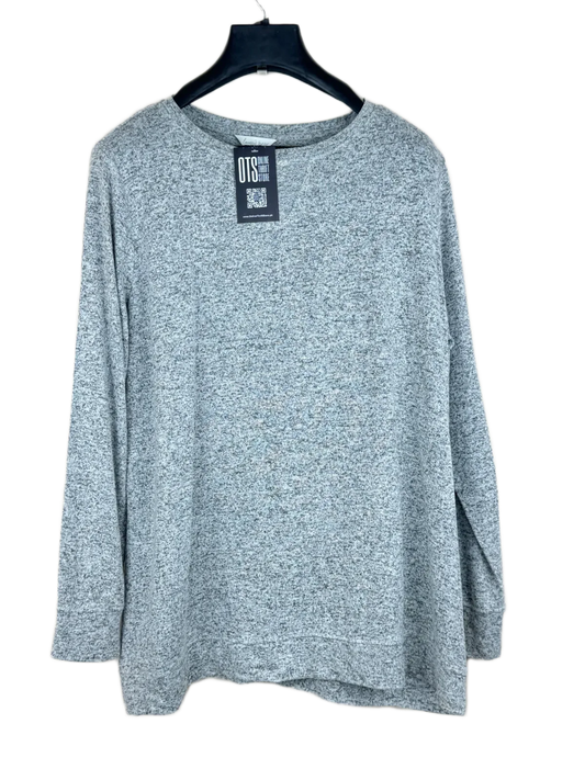 Secondhand Branded Winter Knitted Tops by Lovnge Wear, Grey Viscose fabric, Premium condition, for Women - Online Thrift Shop Lahore Pakistan