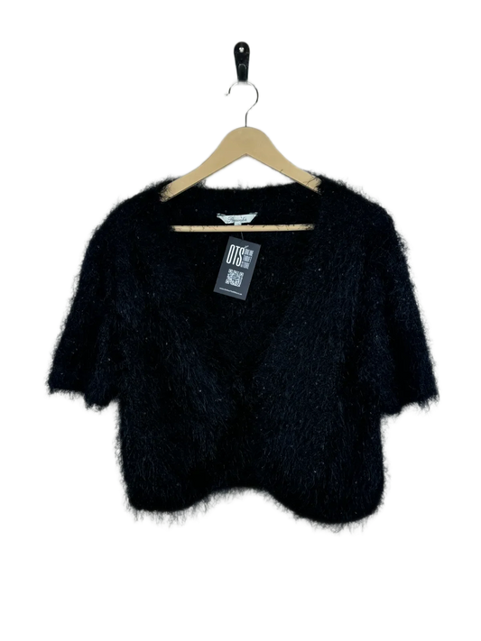 Premium Condition Winter Knitted Tops | Preloved Peacocks | Black Polyester | Thrift Shop for Women Lahore Pakistan | OTS