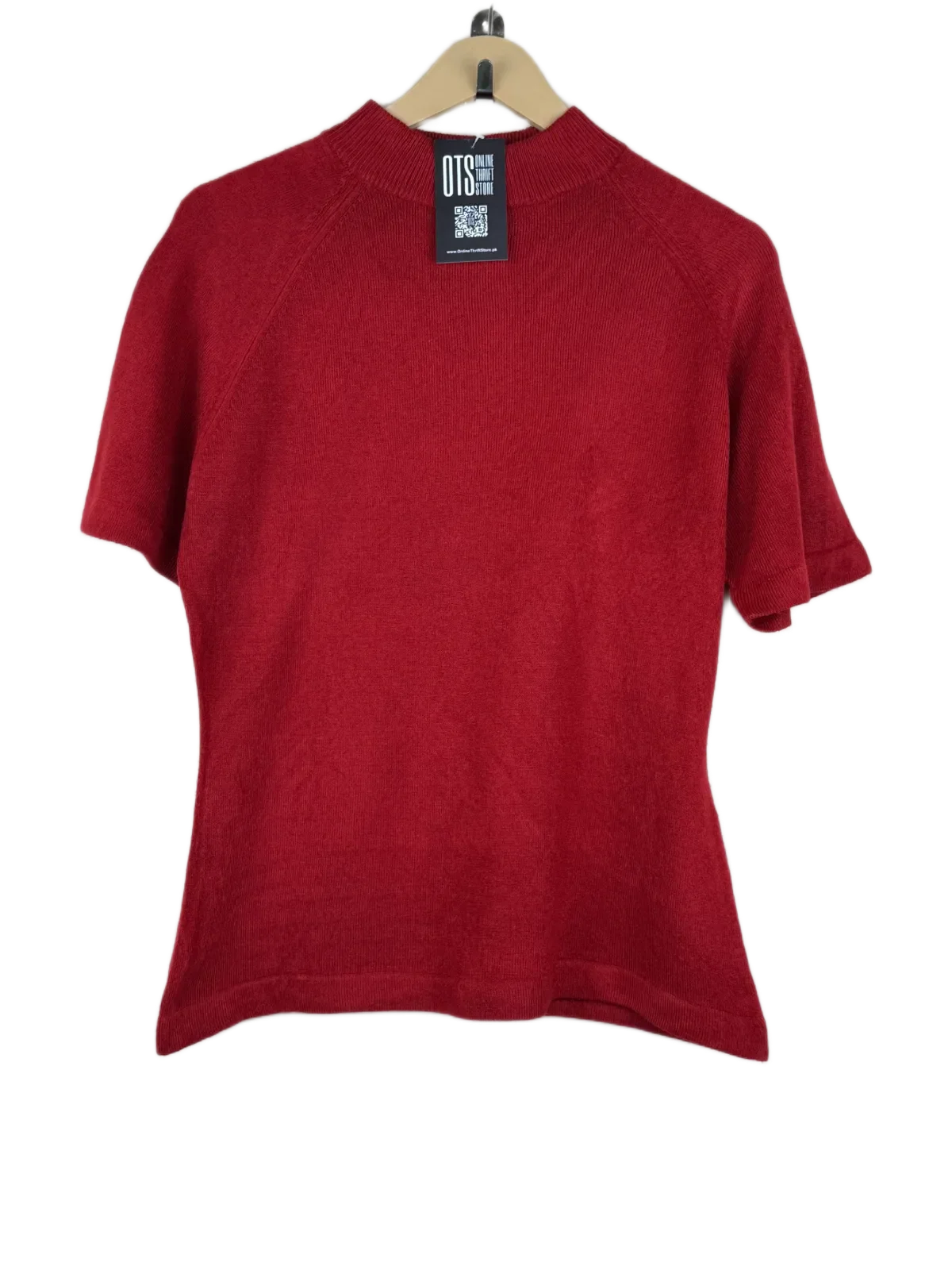 Red Winter Knitted Top by George (WKT-119)