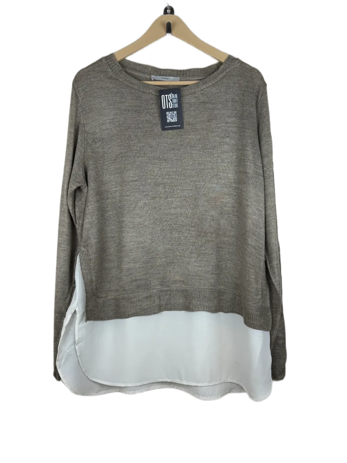Brown Winter Knitted Top by George (WKT-125)