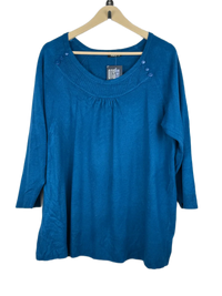Blue Winter Knitted Top by M&Co (WKT-128)