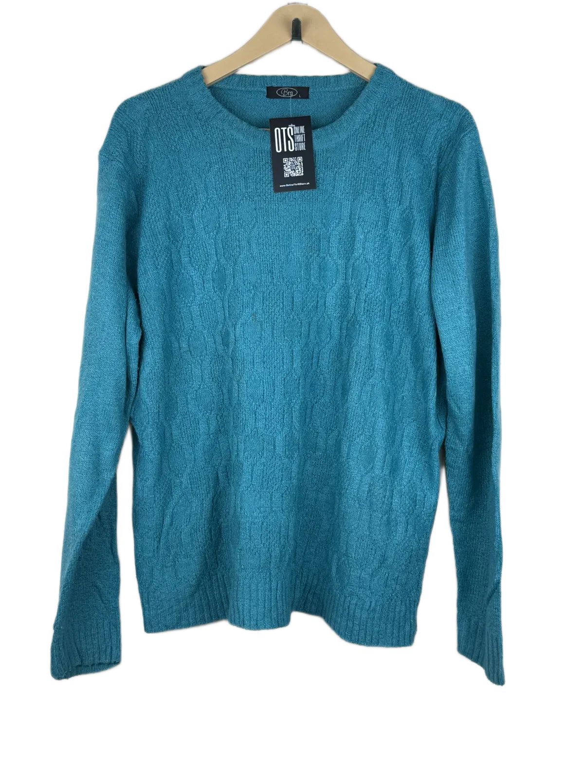 Sea Green Winter Knitted Top by BM (WKT-136)
