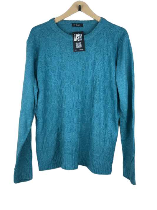 Premium Condition Winter Knitted Tops | Preloved BM | SeaGreen Acrylic | Thrift Shop for Women Lahore Pakistan | OTS