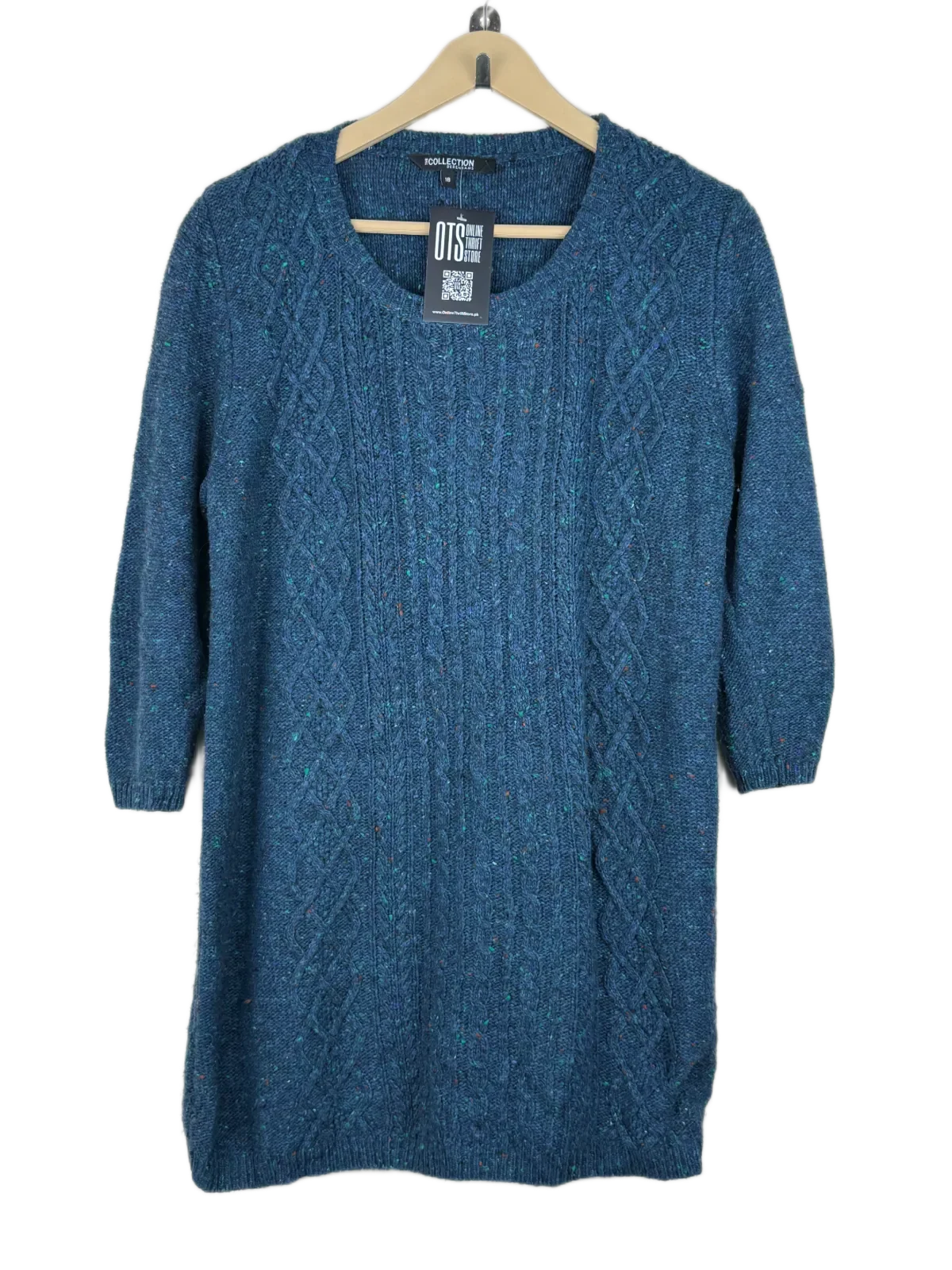 Blue Winter Knitted Top by Debenham (WKT-143)