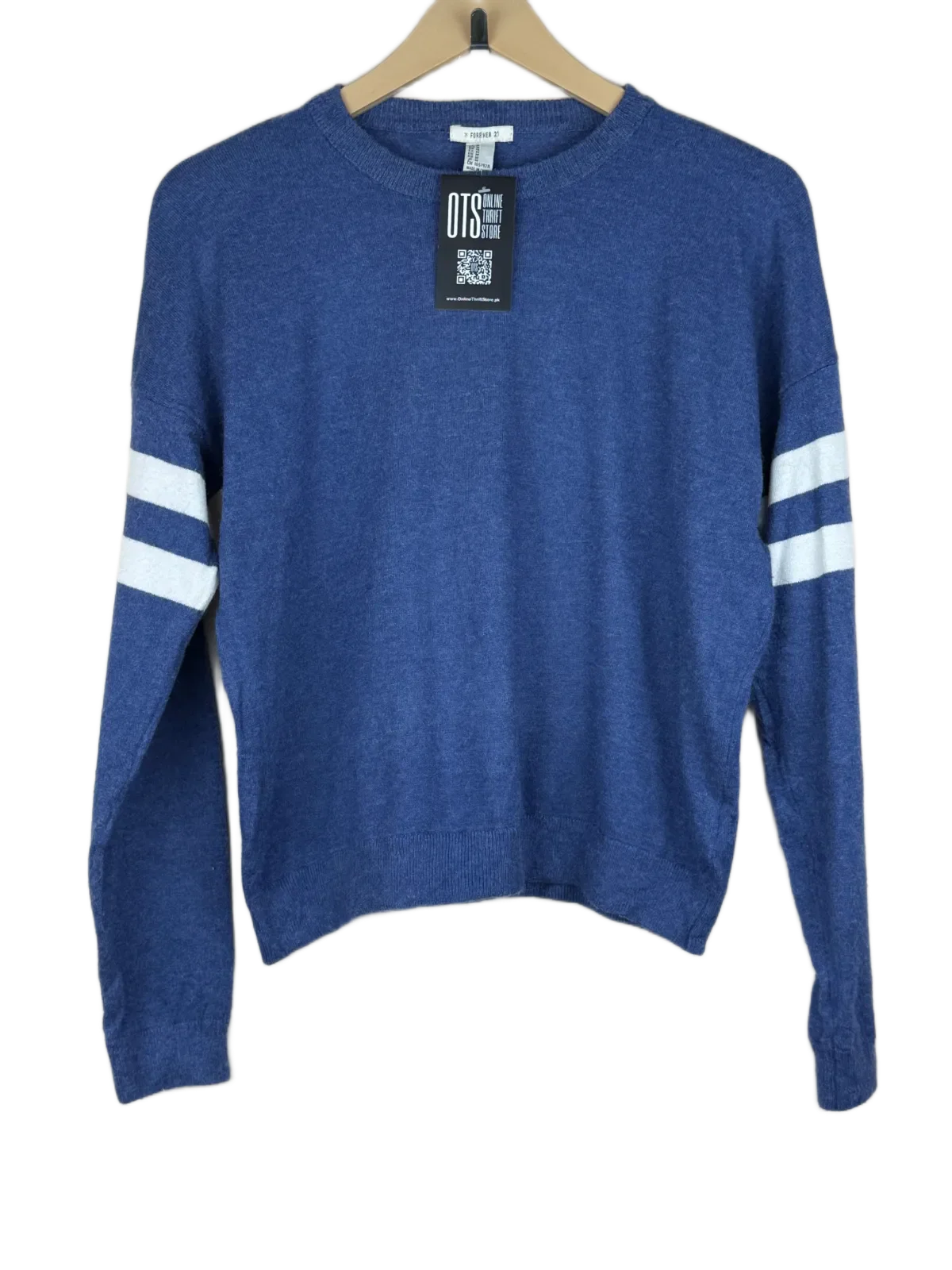 Blue Winter Knitted Top by Forever 21 (WKT-145)