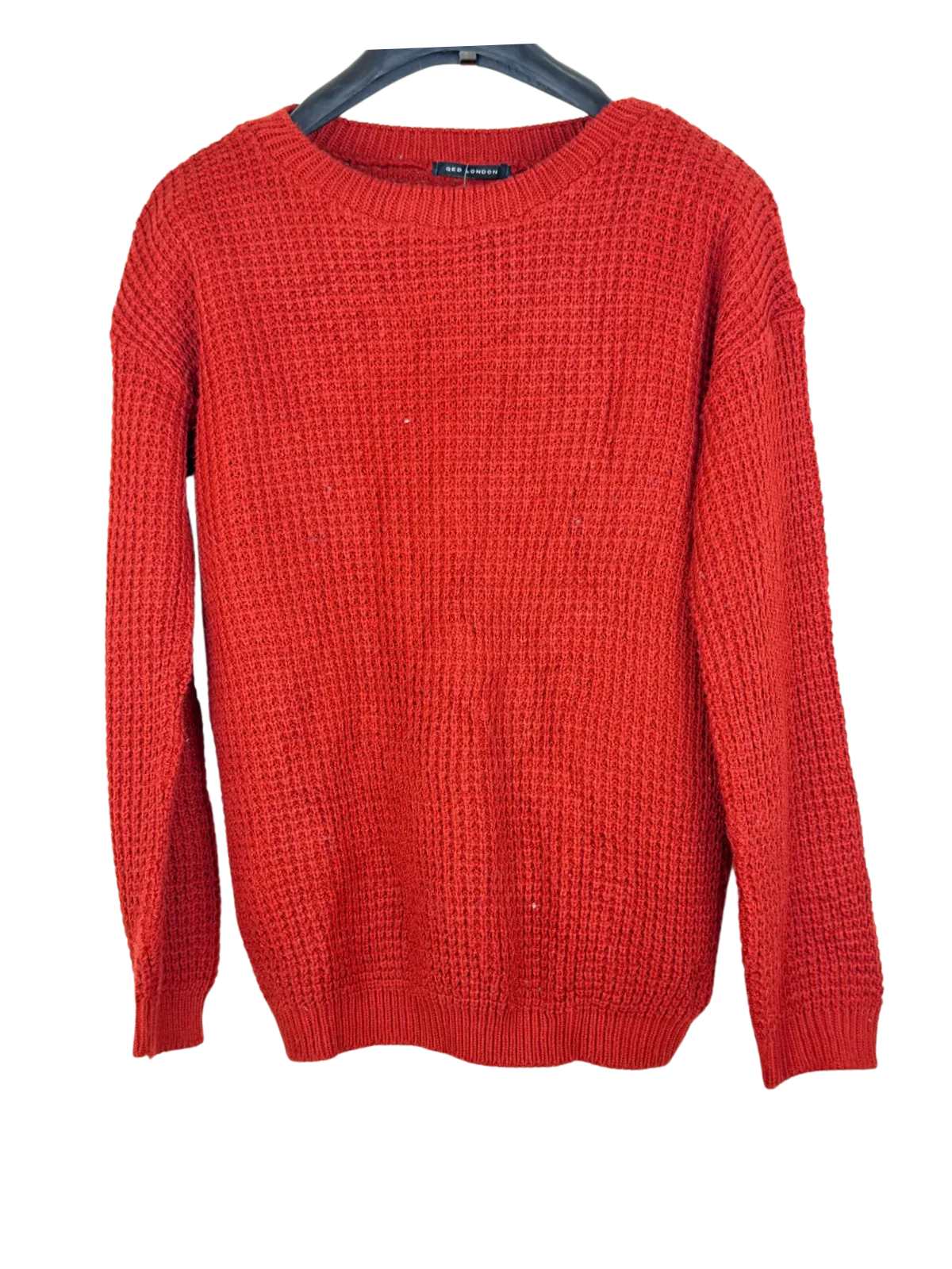 Red Winter Knitted Top by QED London (WKT-15)