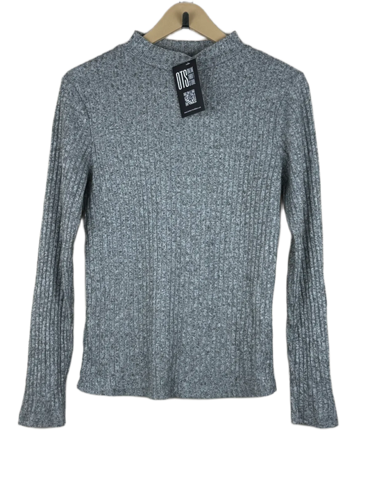 Winter Knitted Tops | Atmosphere | Preloved Branded | Grey Polyester | Premium | OTS Thrift Store Peshawar Pakistan