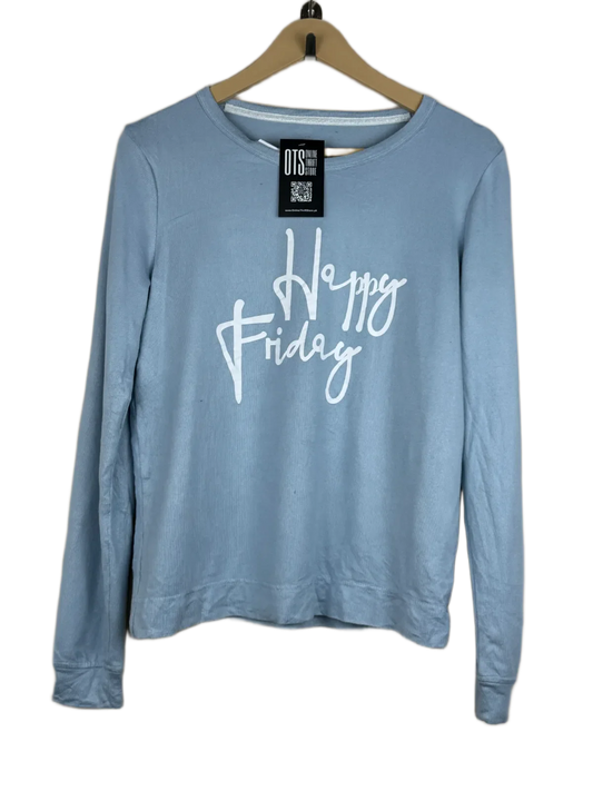 Preloved Premium Winter Knitted Tops by Sleepwear, SkyBlue Polyester for Women - OTS Thrift Shop Islamabad Pakistan