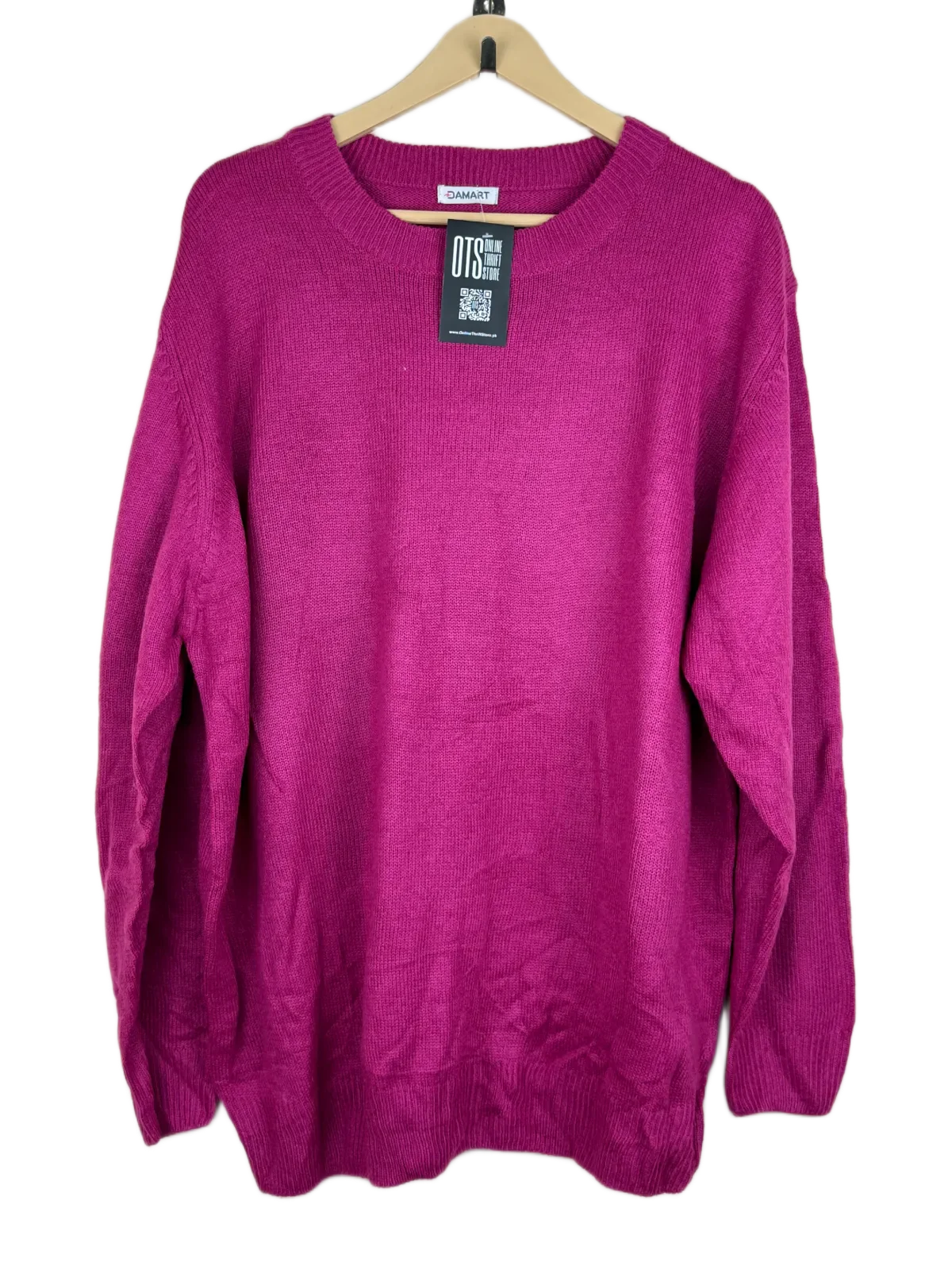 Pink Winter Knitted Top by Damart (WKT-172)
