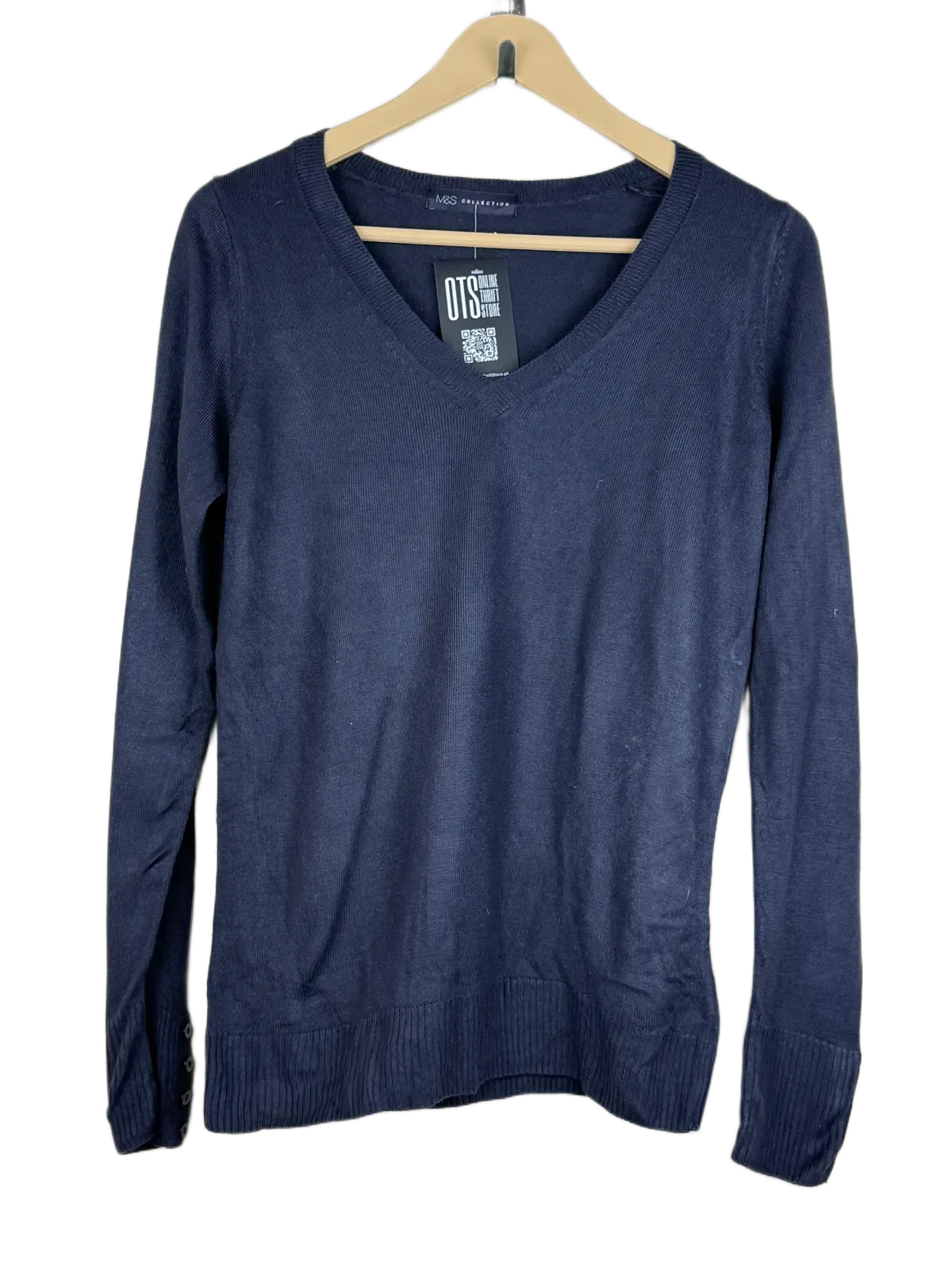 Black Winter Knitted Top by Marks & Spencer (WKT-177)