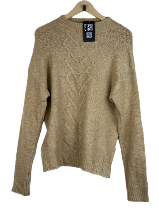 Shop Premium Winter Knitted Tops by George | Preloved Branded Clothes | Brown Acrylic | Women | OTS Thrift Store Karachi Pakistan