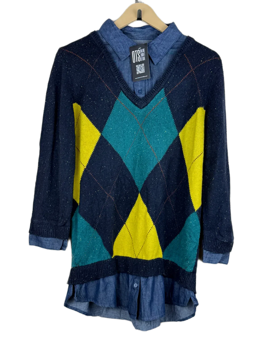 Preloved Excellent Winter Knitted Tops by Next, Multi Acrylic for Women - OTS Thrift Shop Karachi Pakistan