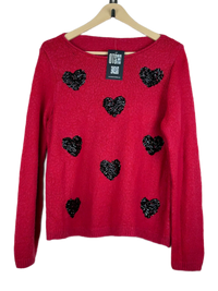 Red Winter Knitted Top by George (WKT-184)