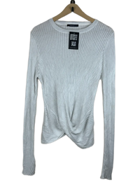 White Winter Knitted Top by Marks & Spencer (WKT-187)