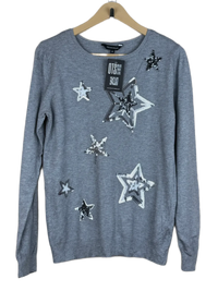 Grey Winter Knitted Top by Peacocks (WKT-190)