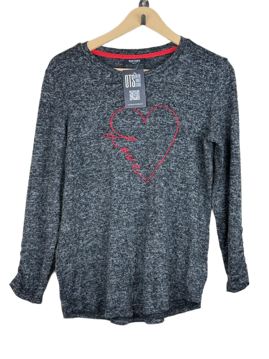 Secondhand Branded Winter Knitted Tops by Nocozo, Black Viscose fabric, Premium Plus condition, for Women - Online Thrift Shop Karachi Pakistan