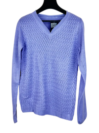 Purple Winter Knitted Top by Unknown (WKT-20)