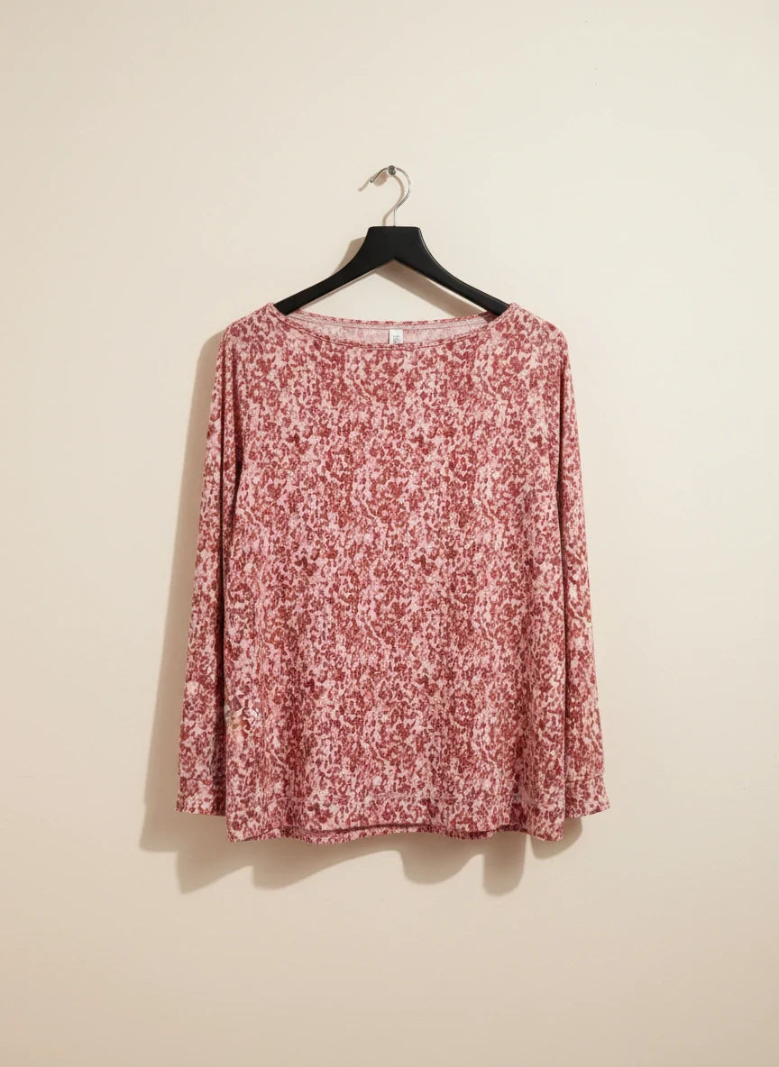 Secondhand Branded Winter Knitted Tops by tu, Pink polyester fabric, Premium condition, for Women - Online Thrift Shop Karachi Pakistan