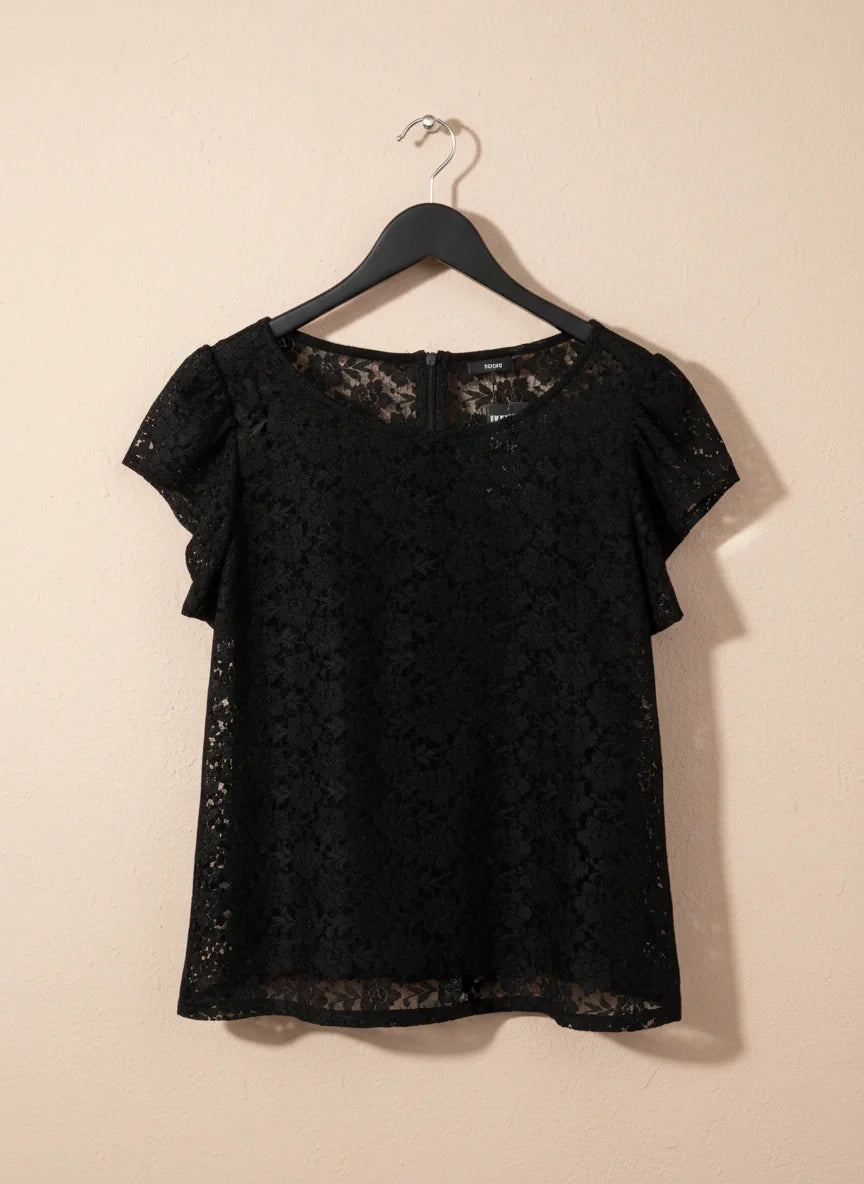 Black Winter Knitted Tops by F&F (WKT-217)