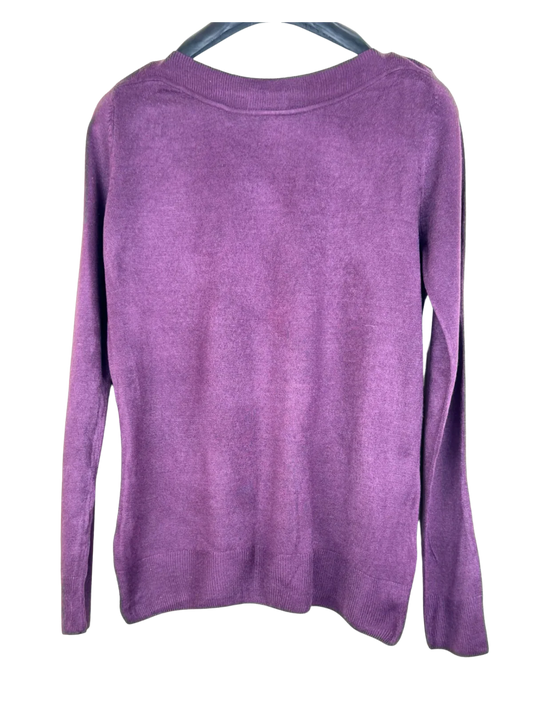 Preloved Premium Plus Winter Knitted Tops by F&F, Maroon Acrylic for Women - OTS Thrift Shop Islamabad Pakistan