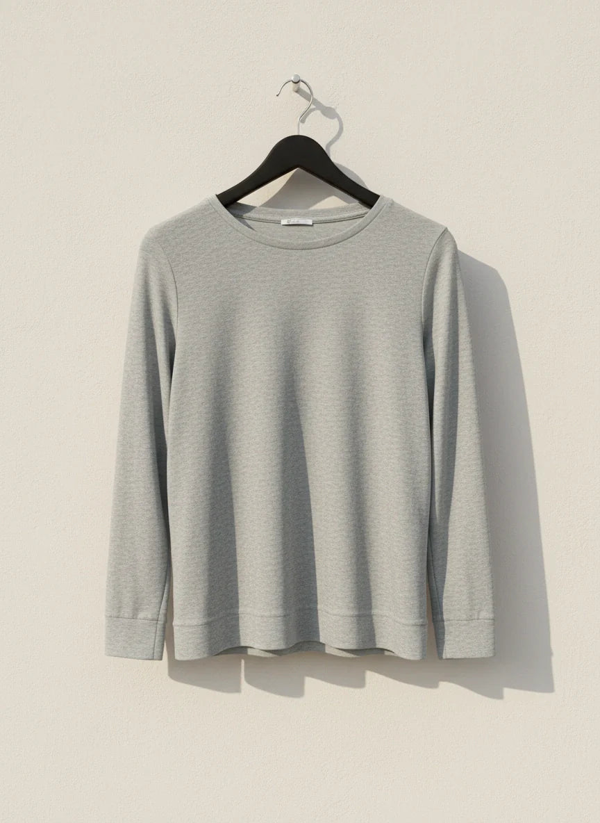 Excellent Condition Winter Knitted Tops | Preloved Marks & Spencer | Gray viscose | Thrift Shop for Women Islamabad Pakistan | OTS