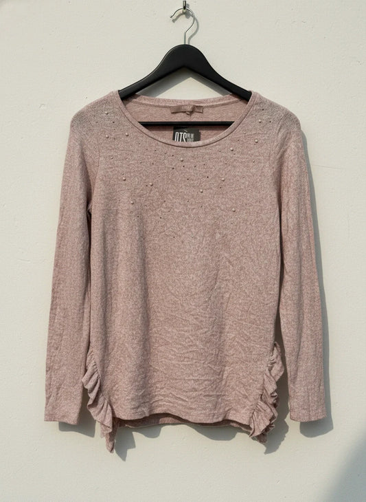 Preloved Premium Winter Knitted Tops by Next, LightPink viscose for Women - OTS Thrift Shop Lahore Pakistan