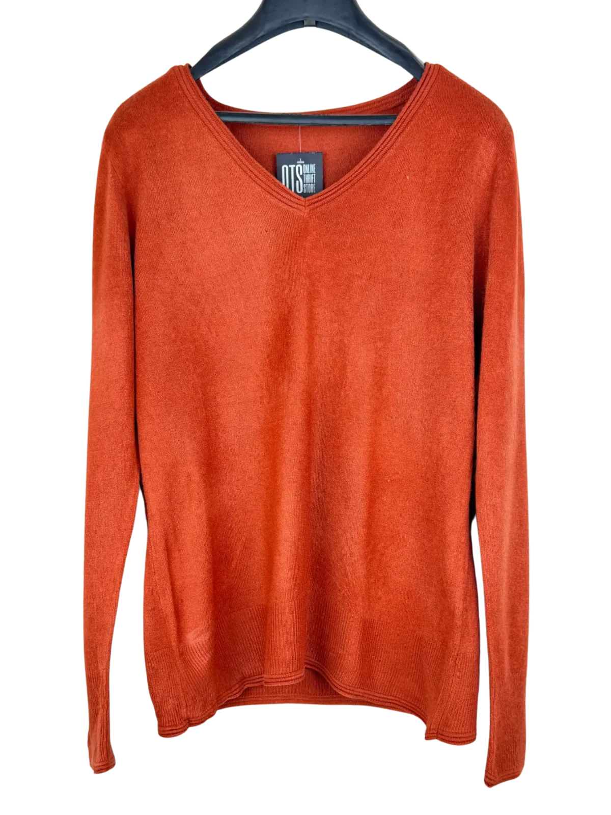 Orange Winter Knitted Top by Unknown (WKT-27)