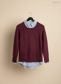 Purple Winter Knitted Tops by Next (WKT-274)