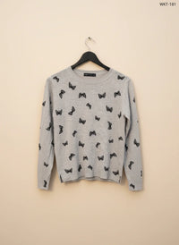 Gray Winter Knitted Tops by Marks & Spencer (WKT-281)