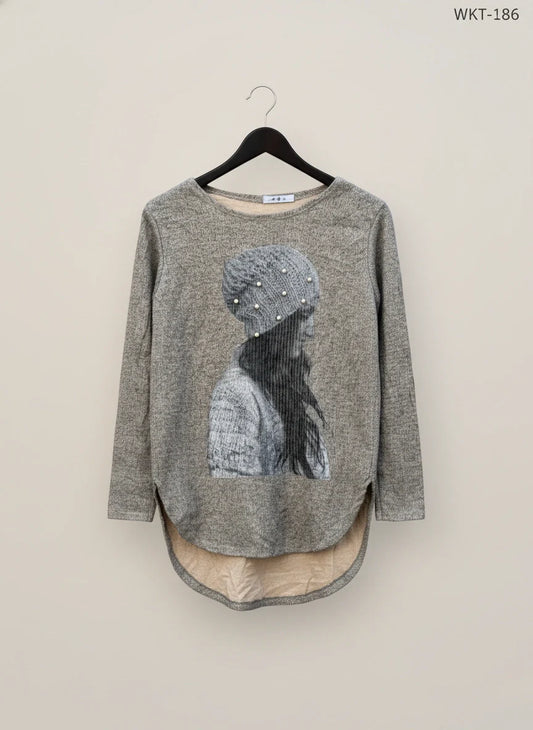 Winter Knitted Tops | Unknown | Preloved Branded | Brown acrylic | Premium | OTS Thrift Store Lahore Pakistan