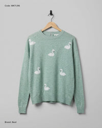Next (WKT-296) Swan Motif Knit Sweater