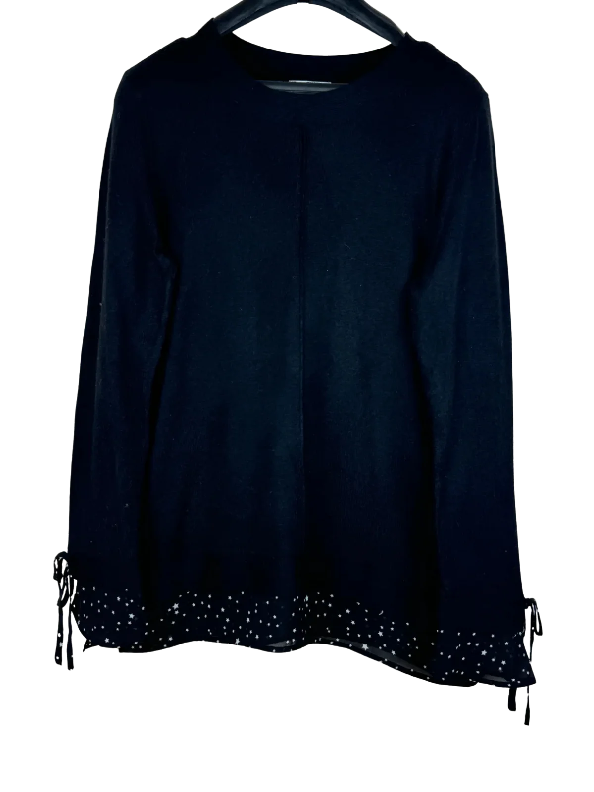 Winter Knitted Tops | Monsoon | Preloved Branded | Black Polyester | Premium Plus | OTS Thrift Store Karachi Pakistan
