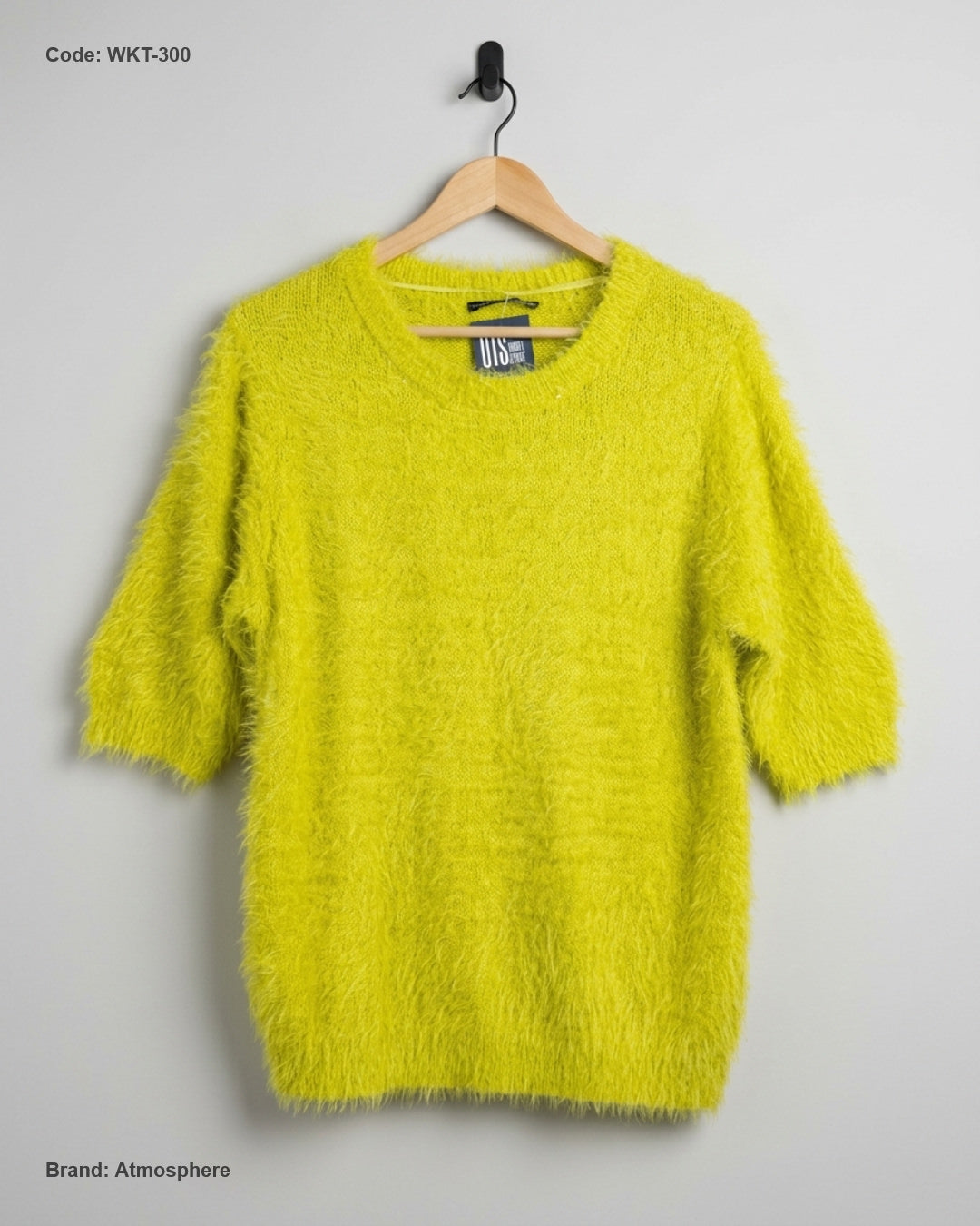 Atmosphere (WKT-300) Fuzzy Eyelash Knit Top