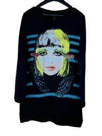 Black Winter Knitted Top by Didided (WKT-31)