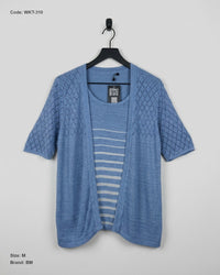 BM (WKT-310) Short-Sleeve Cardigan Set