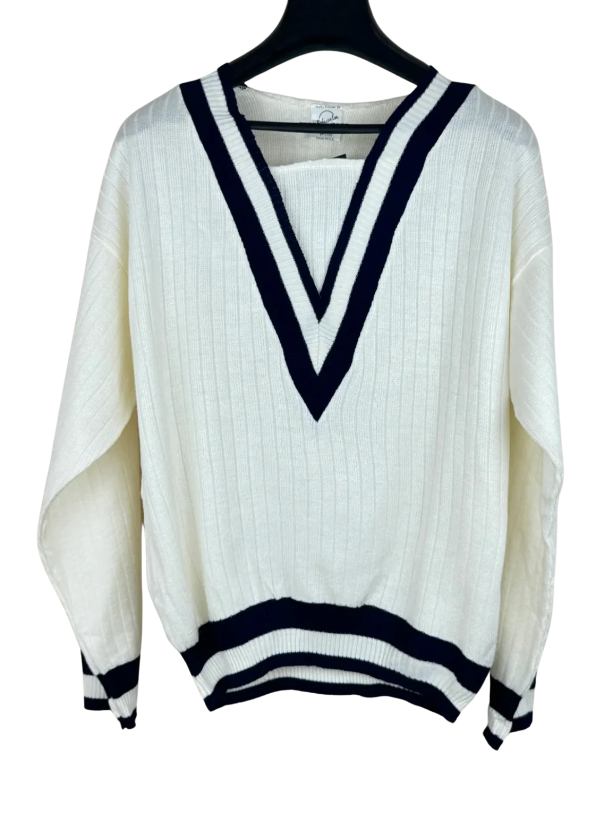 Off White Winter Knitted Top by Rebecca Lee (WKT-32)
