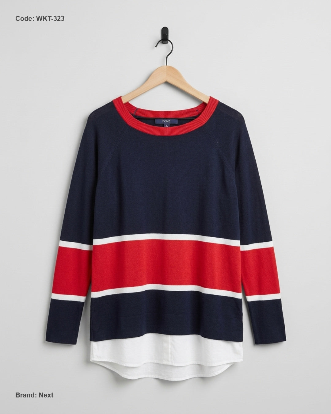 Shop Premium Winter Knitted Tops by Next | Preloved Branded Clothes | Multi POLYESTER | Women | OTS Thrift Store Karachi Pakistan