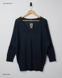 Next (WKT-326) V-Neck Batwing Knit Top