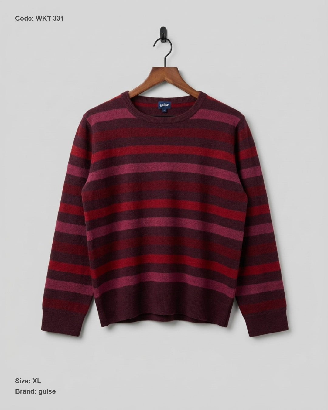 guise (WKT-331) Striped Knit Sweater