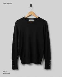 Zara (WKT-332) Crew Neck Knit Sweater