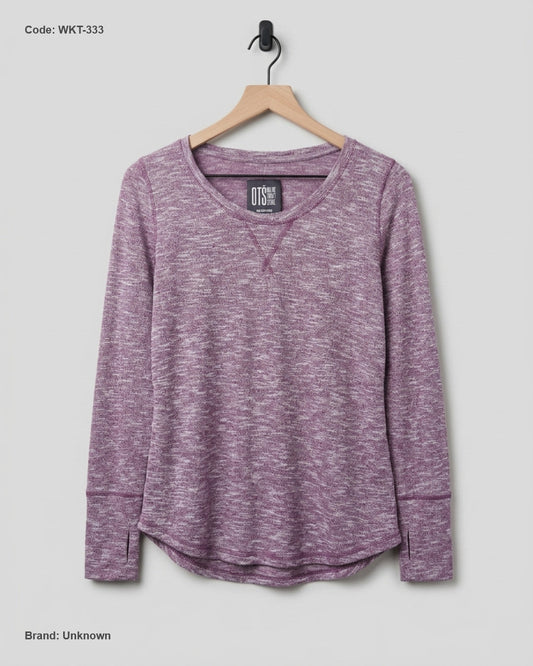 UK Imported secondhand Winter Knitted Tops - Unknown brand, Purple polyester, Excellent condition, for Women - Online Thrift Store Lahore Pakistan