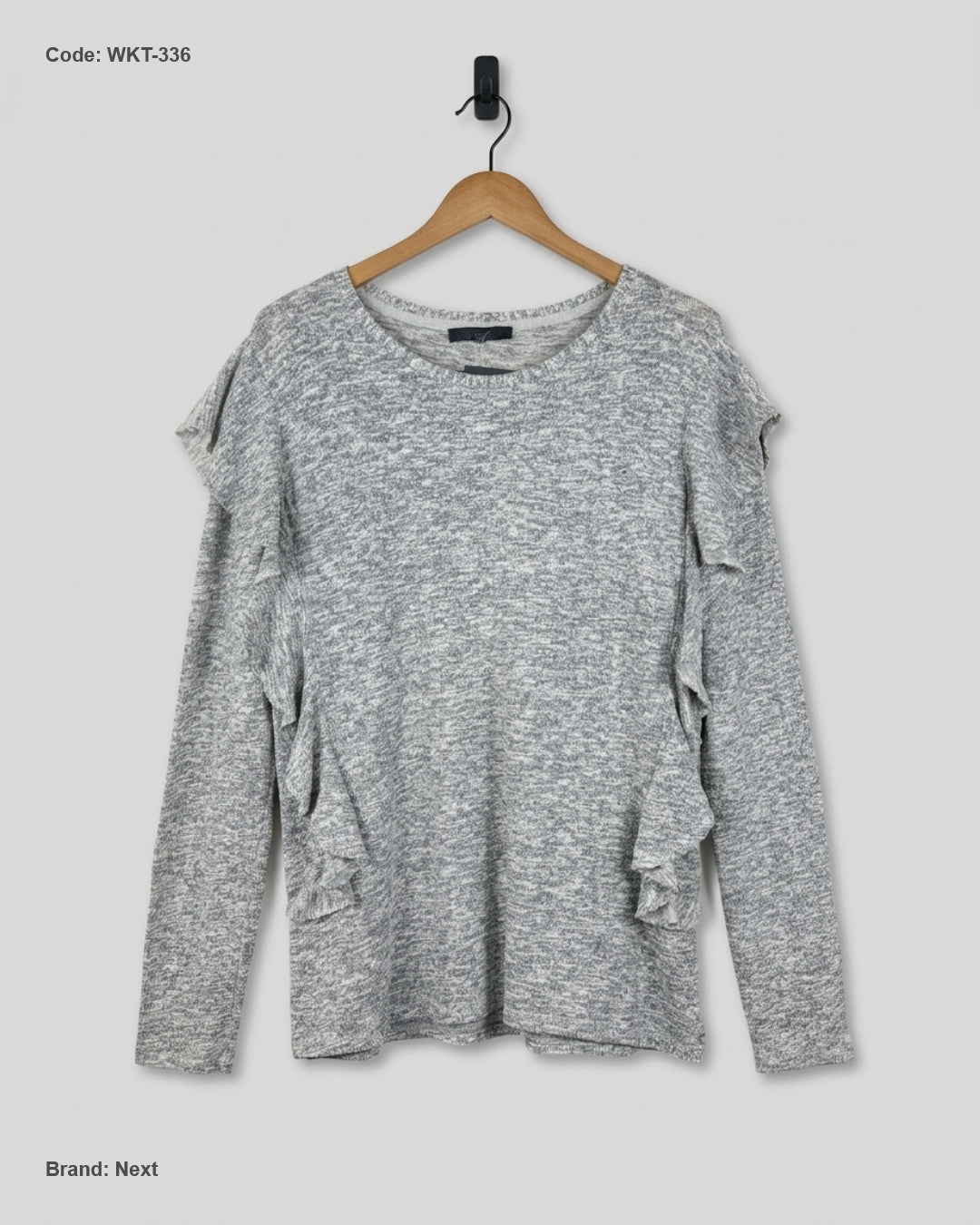 Next (WKT-336) Ruffle-Trimmed Knit Top