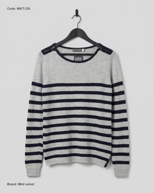 Secondhand Branded Winter Knitted Tops by Mint velvet, Multi Acrylic fabric, Excellent condition, for Women - Online Thrift Shop Peshawar Pakistan