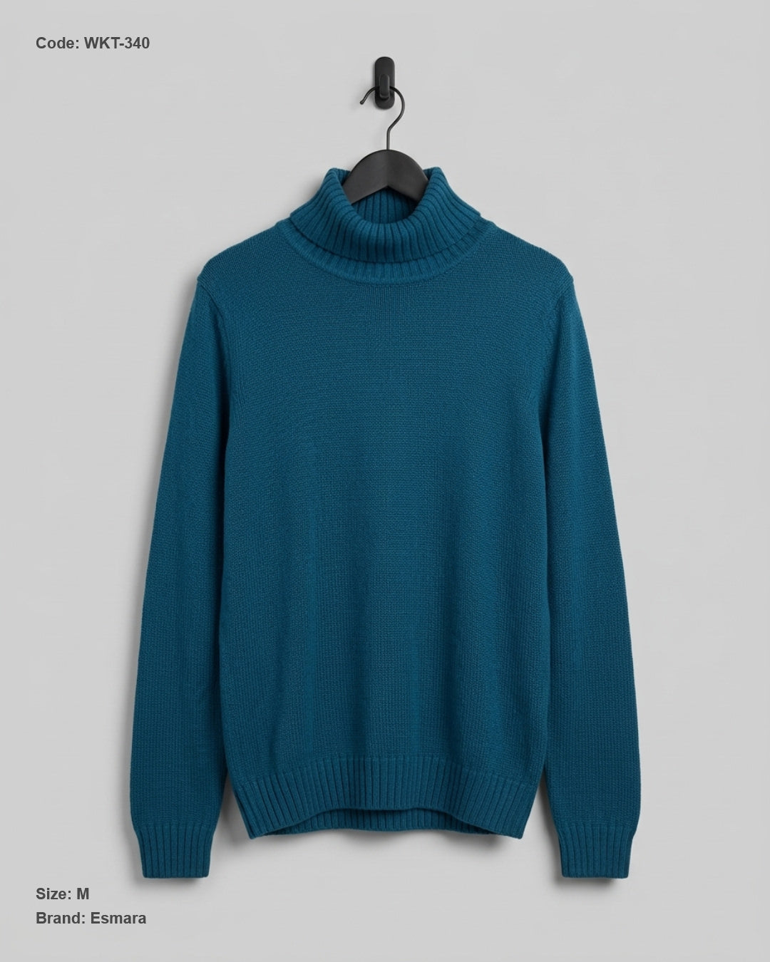 UK Imported secondhand Winter Knitted Tops - Esmara brand, Teal Acrylic, Premium condition, for Women - Online Thrift Store Islamabad Pakistan