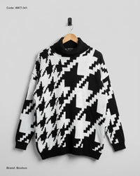 Boohoo (WKT-341) Oversized Turtleneck Sweater