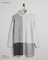 Primark (WKT-345) Color-Block Tunic Sweater